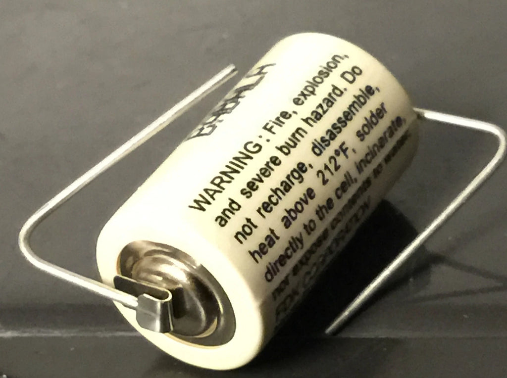 Brand New Sanyo FDK CR14250SE 3V Lithium Battery w/ Solder Pins, Japan Made
