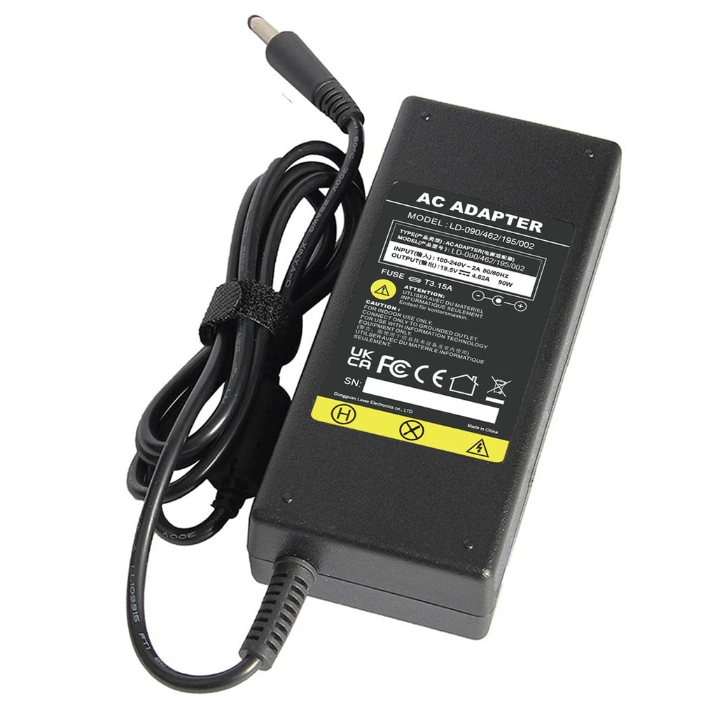 For Dell Inspiron 15 3520 3521 Ac Power Adapter Charger Laptop 65W 90W 19.5V
