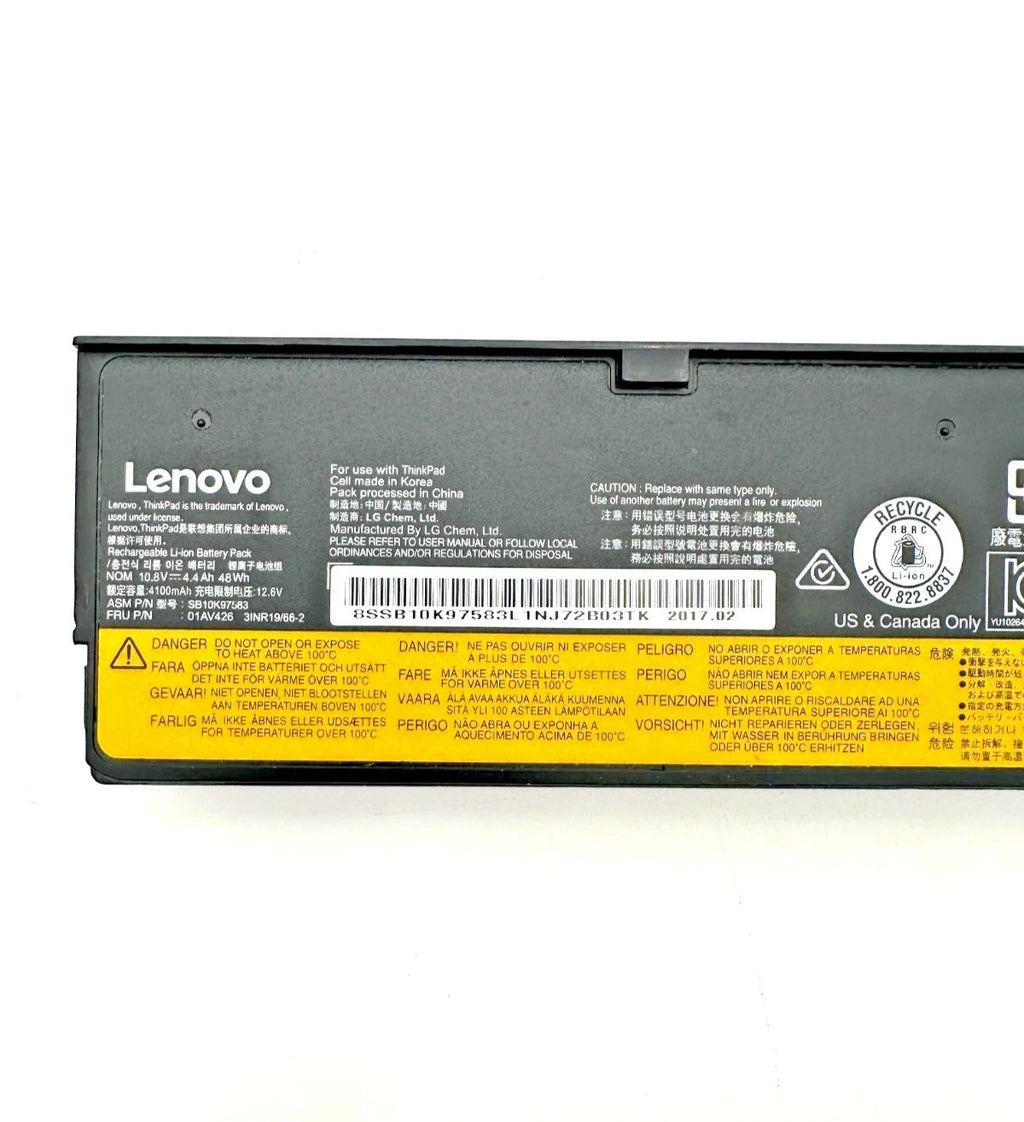Genuine Lenovo 61+ Battery For Lenovo ThinkPad T470 T480 T570 01AV426 01AV425