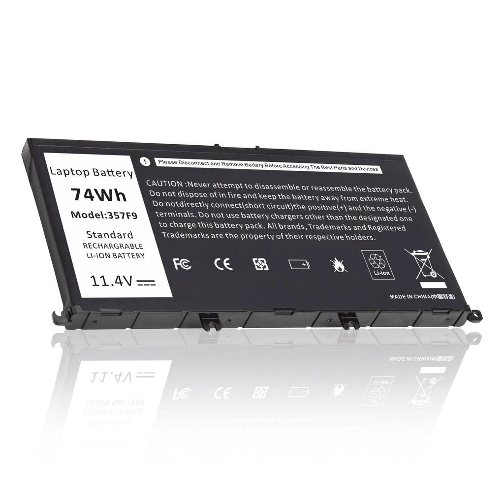 357F9 Battery for Dell Inspiron 15 5576 5577 7566 7567 7557 7559 71JF4 74Wh