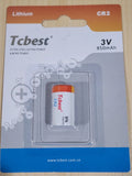 1 x New CR2 3v lithium battery 850mAh Tcbest extra long lasting power camera