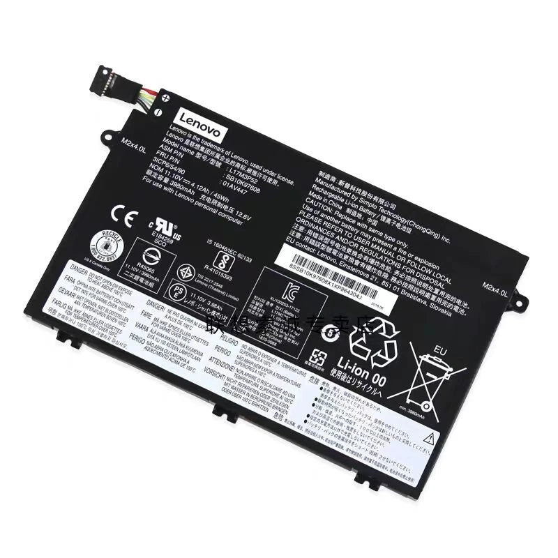 New Genuine L17L3P52 01AV463 Battery for Lenovo ThinkPad L480 L580 L17C3P52 45WH