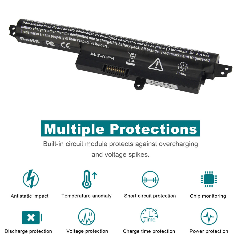 A31N1302 Battery For ASUS Vivobook X200CA X200M X200MA F200CA 11.6" Series NEW