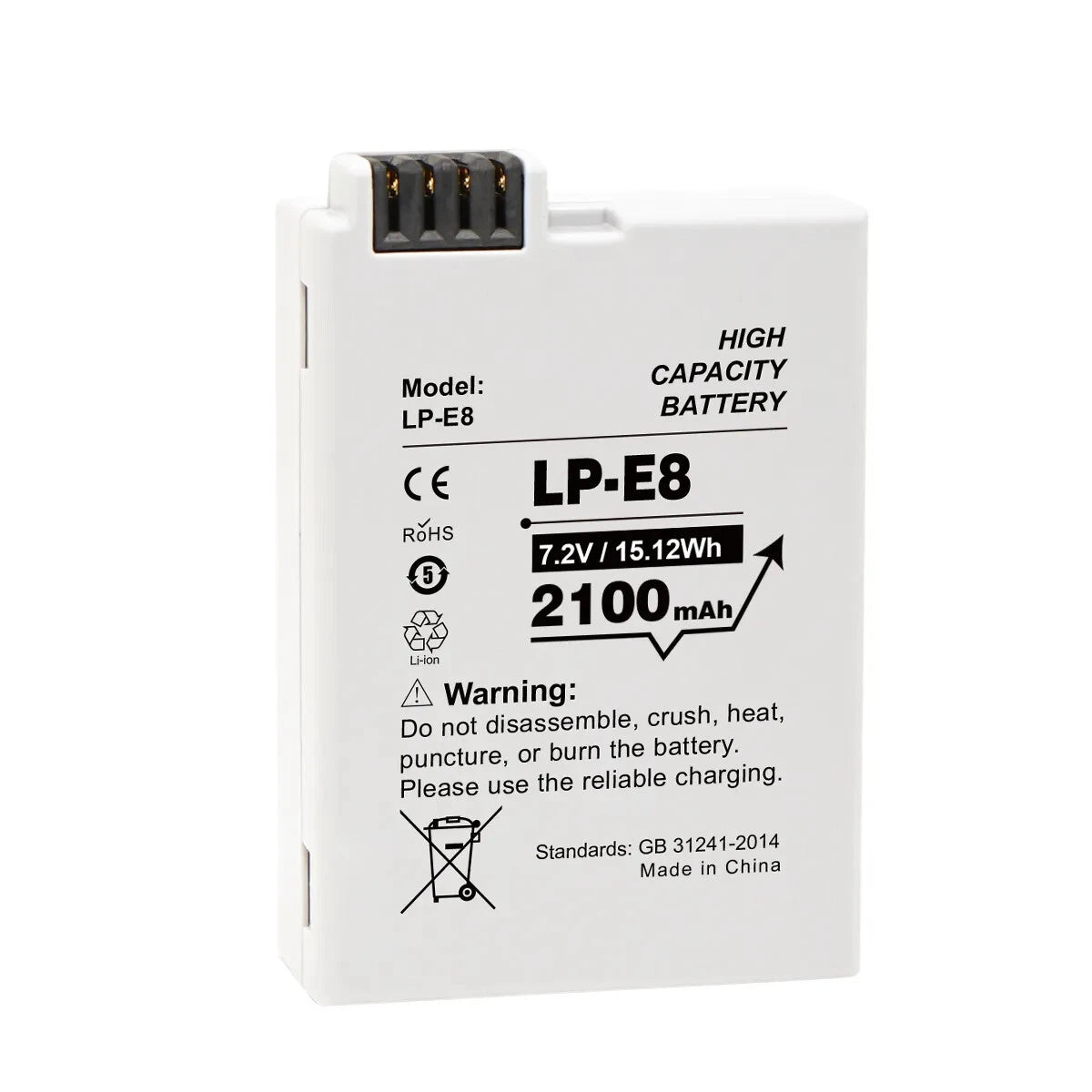 Replacement LP-E8 Battery for Canon EOS Cameras