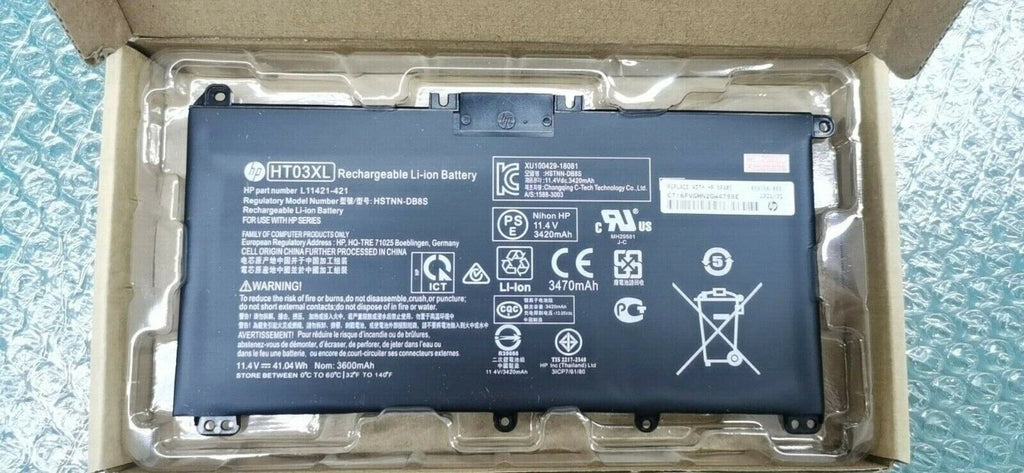 Genuine HT03XL Battery for HP Pavilion L11421-2C2 L11119-855 15-CS 15-DA 14-CE