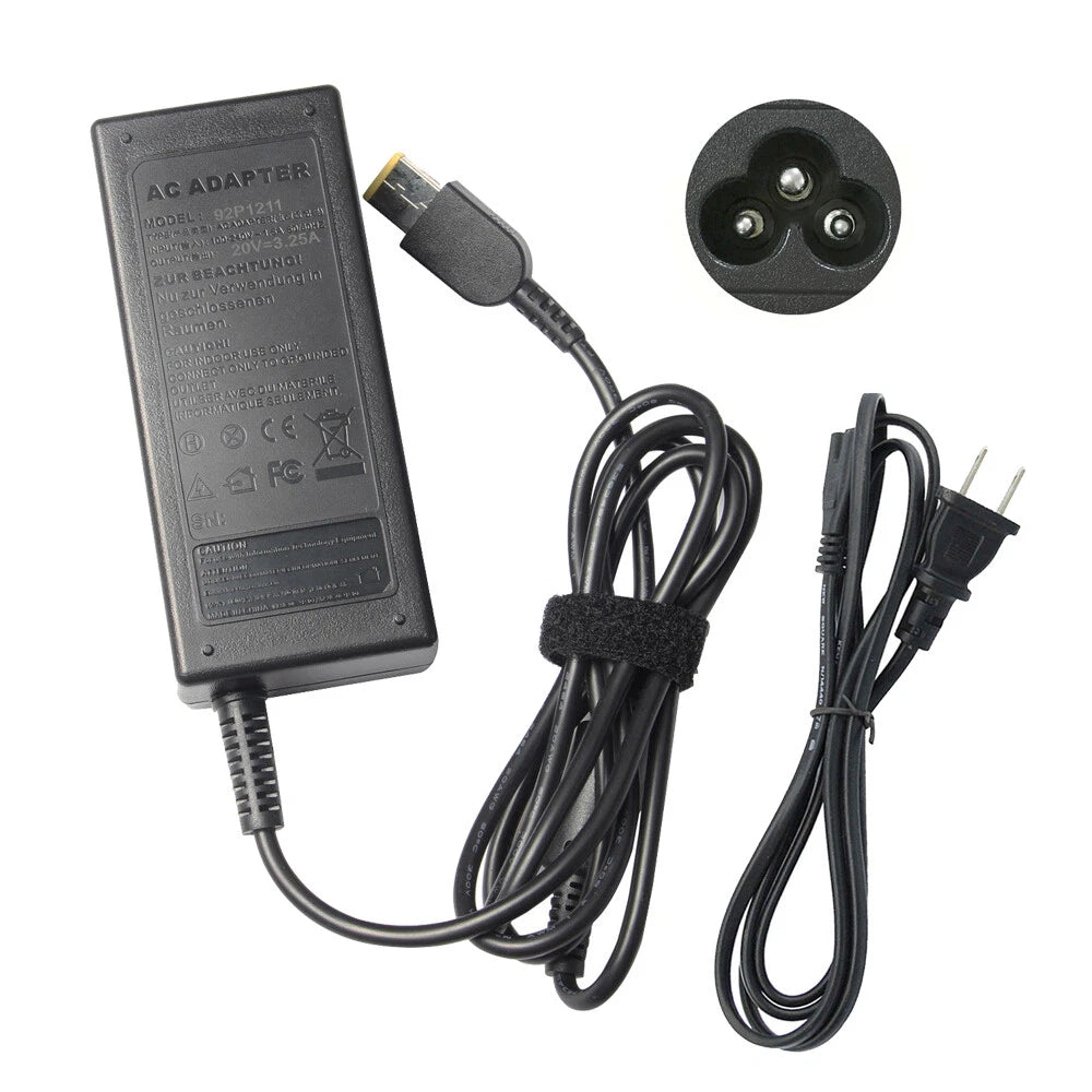 20V 4.5A 90W AC Adapter For Lenovo ThinkPad Laptop Charger Power Supply Cord US