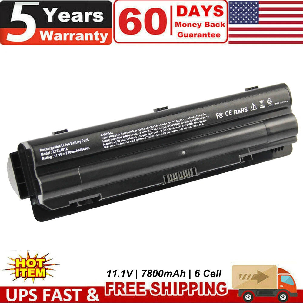 ?9Cell Battery for Dell XPS 14 15 17 L401X L501X L502X L701X L702X JWPHF R795X