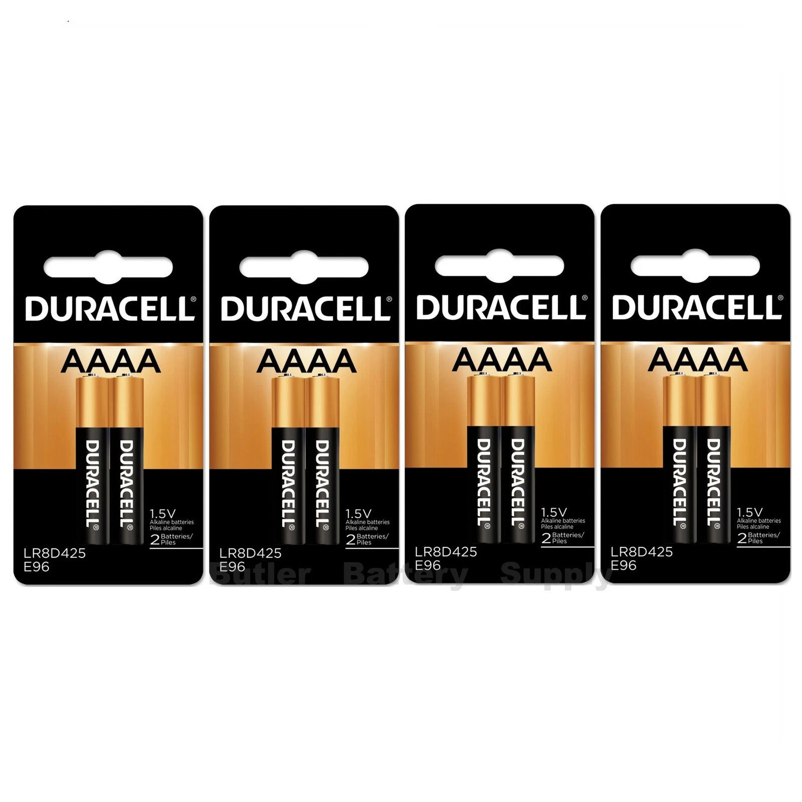 8 Duracell AAAA Alkaline Batteries ( MX2500, E96, MN2500, LR8D425, 25A )