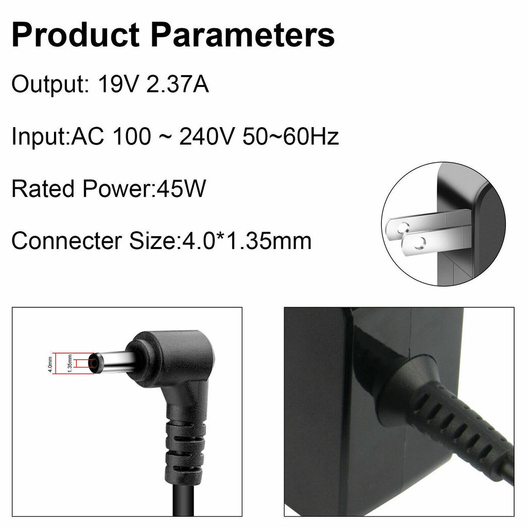 45W Charger For Asus Vivobook Zenbook AD883J20 AD890326 S15 F510Q L203MA F556U