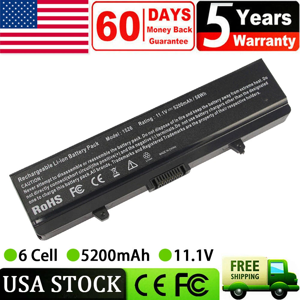 Battery PP29L PP41L PP42L for Dell Inspiron 1525 1526 1545 K450N Vostro 500