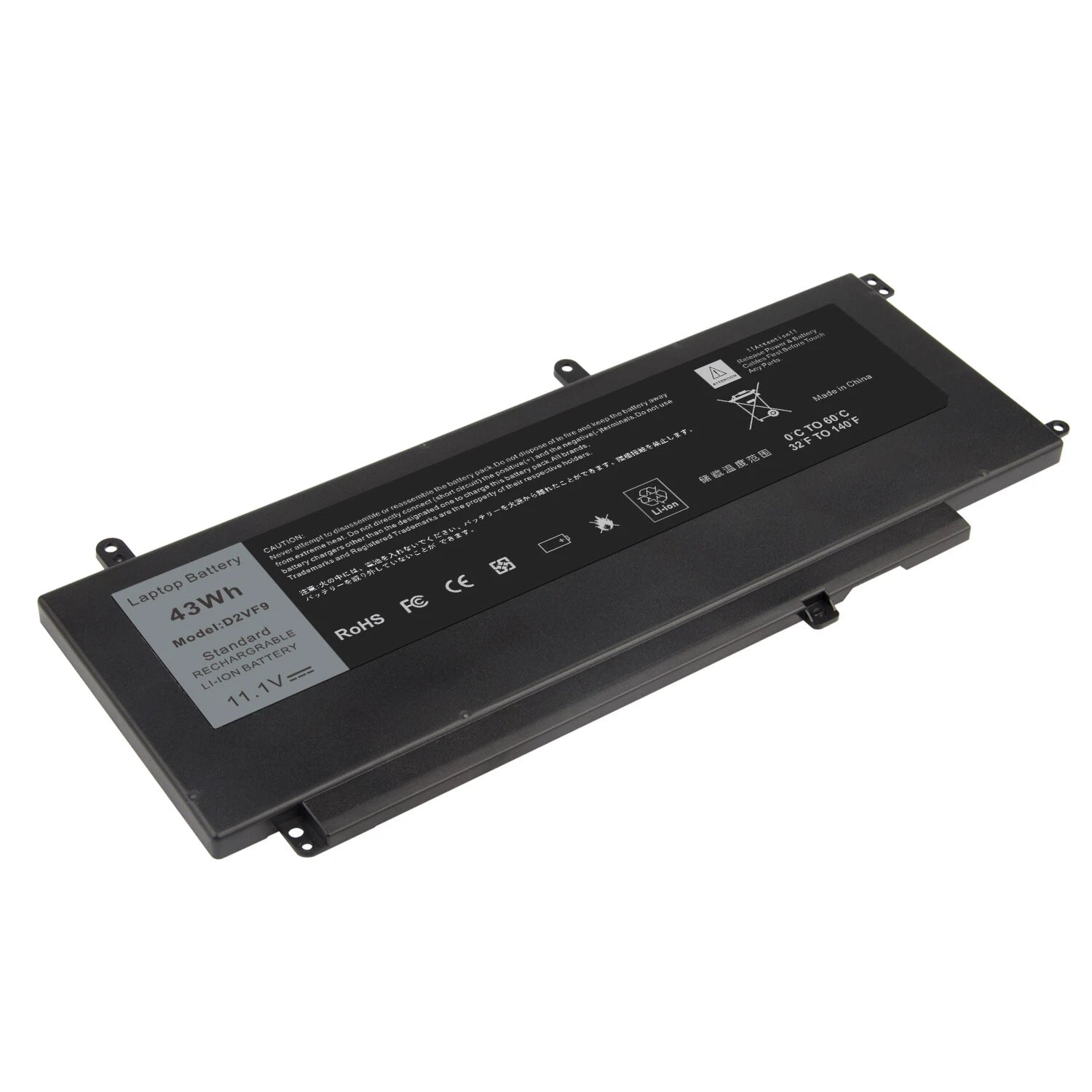 D2VF9 Battery For Dell Inspiron 15 7000 Series 7547 7548 0PXR51 PXR51 0YGR2V F