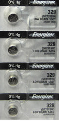 3 Energizer 329, SR731SW, V329, D329, S42, 24, 363,Button Cell Batteries