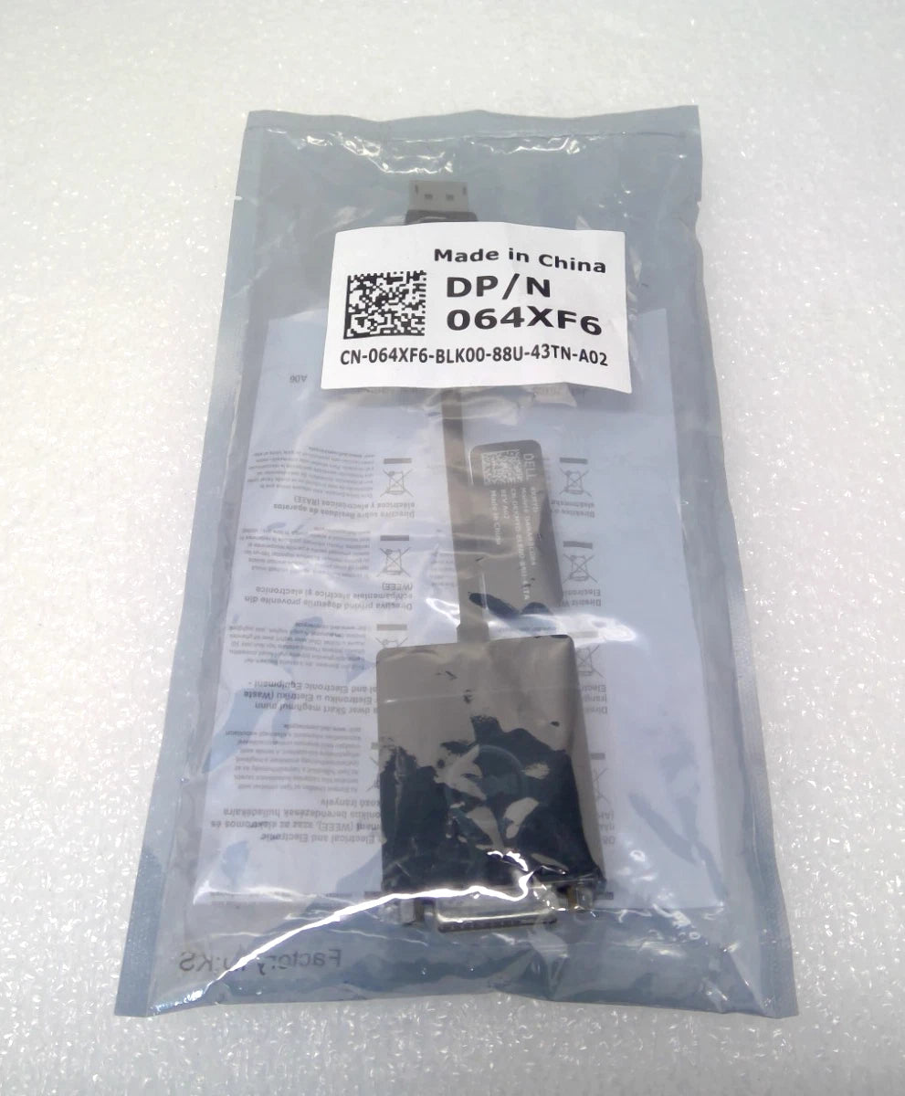 LOT OF 10 New Dell 027KKH 0KKMYD 064XF6 DisplayPort to DVI Adapter Converter