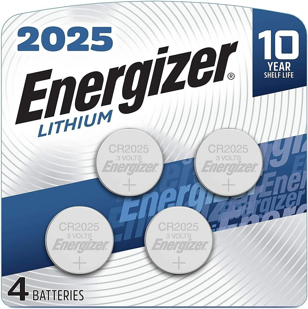 Energizer 2025 Batteries 3V Lithium (4 batteries)