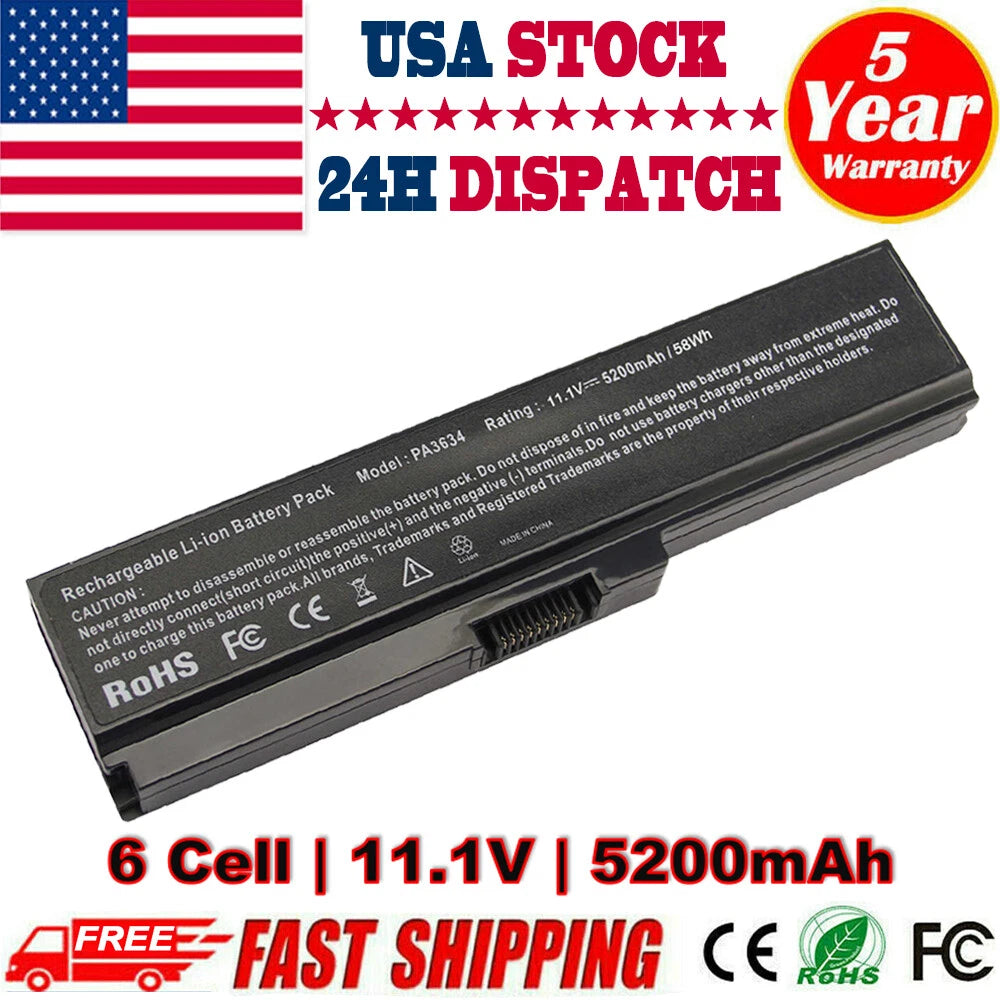 PA3634U-1BRS Battery For Toshiba Satellite A665-S6086 L645D-S4036 A665-S6086