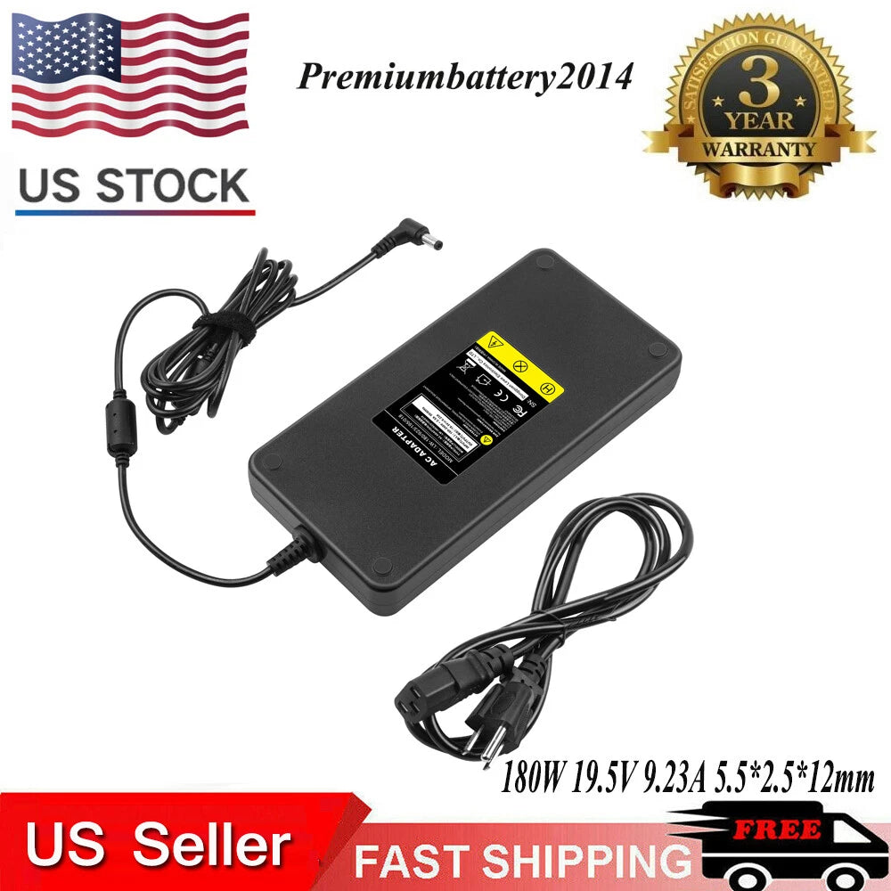 19.5V 9.23A AC Adapter Charger For MSI GS65 GS63 GS75 GS70 GT70 Power Supply