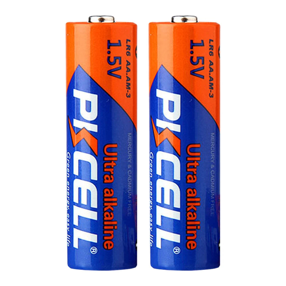 PKCELL AA LR6-4B 1.5V Ultra Alkaline Batteries 2 x 4 Pack (8 Pack)