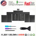 A1618 A1398 Laptop Battery For Apple MacBook Pro 15 Retina Late 2013 2014 2015