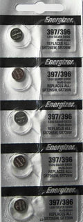 ENERGIZER 396/397 SR726SW SR726W (5 piece) WATCH BATTERY NEW Authorize Seller