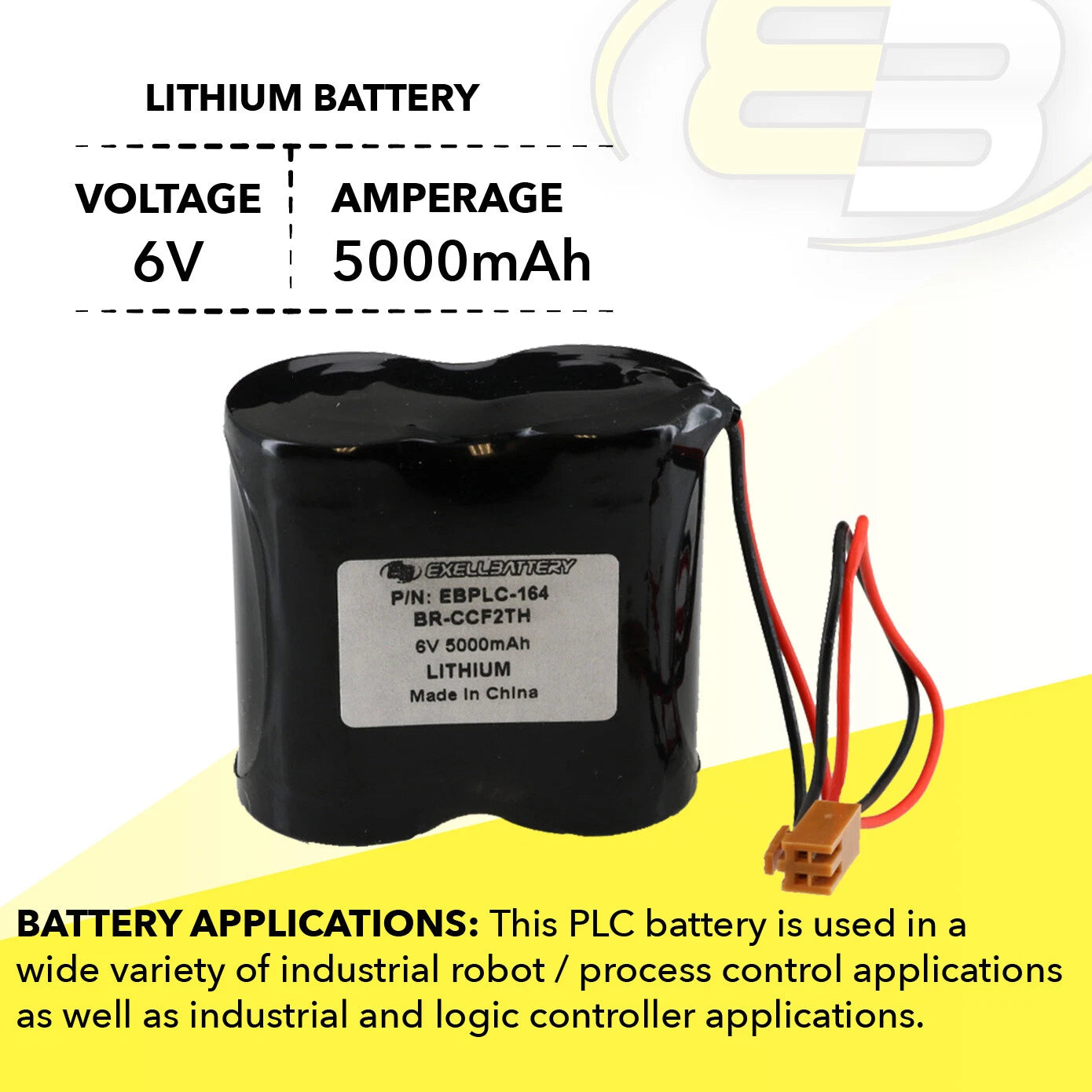 3 Computer Batteries Cutler Hammer Ge Fanuc Newark For Sanyo