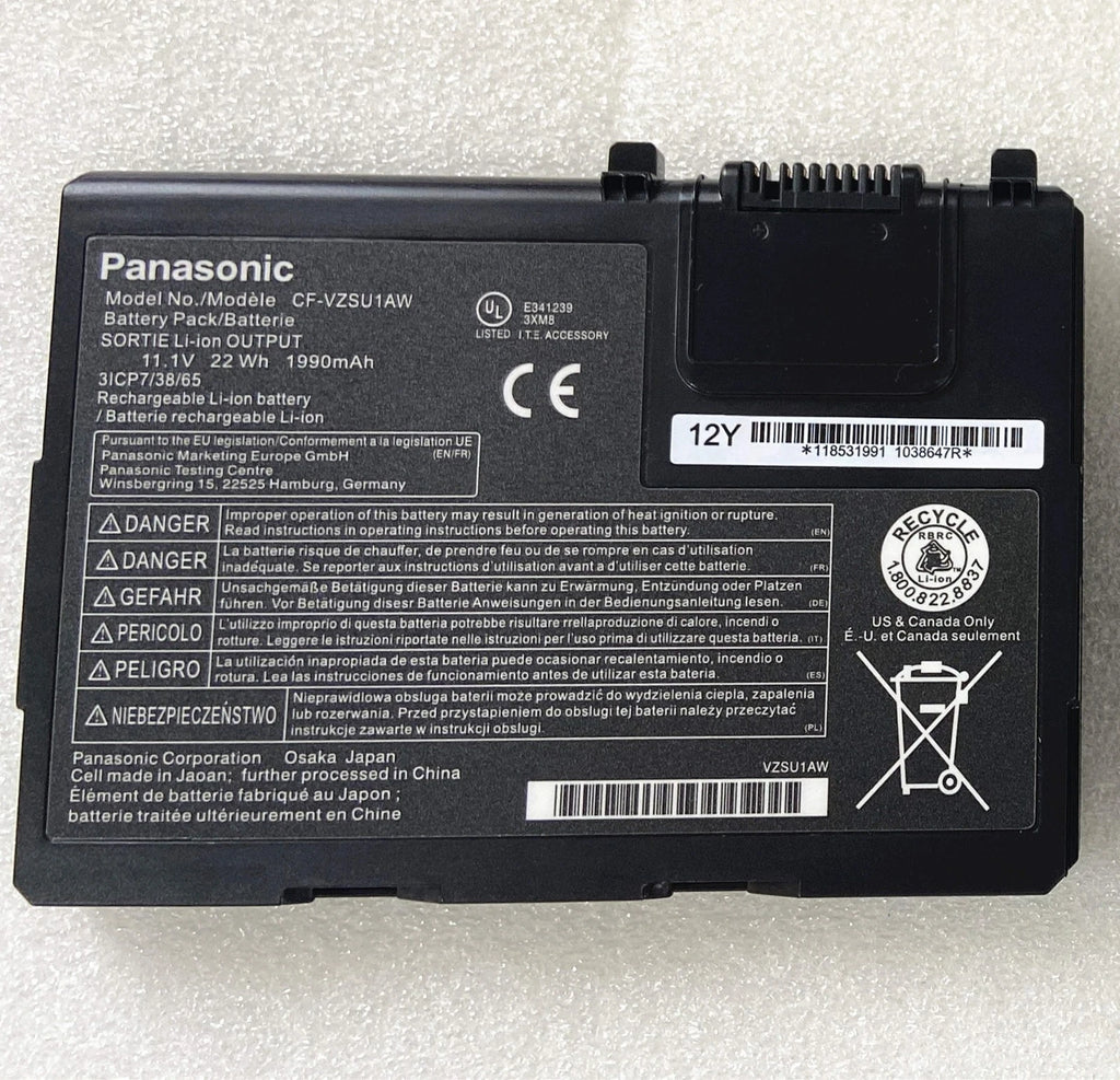 Genuine CF-VZSU1AW Battery for Panasonic Toughbook Cf-33 CF-33MK1 CF-VZSU1AR