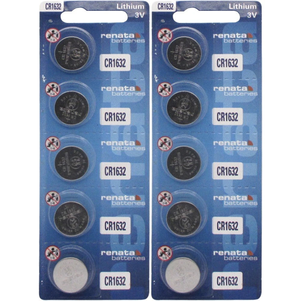 Renata CR1632 Lithium Battery 10-pack