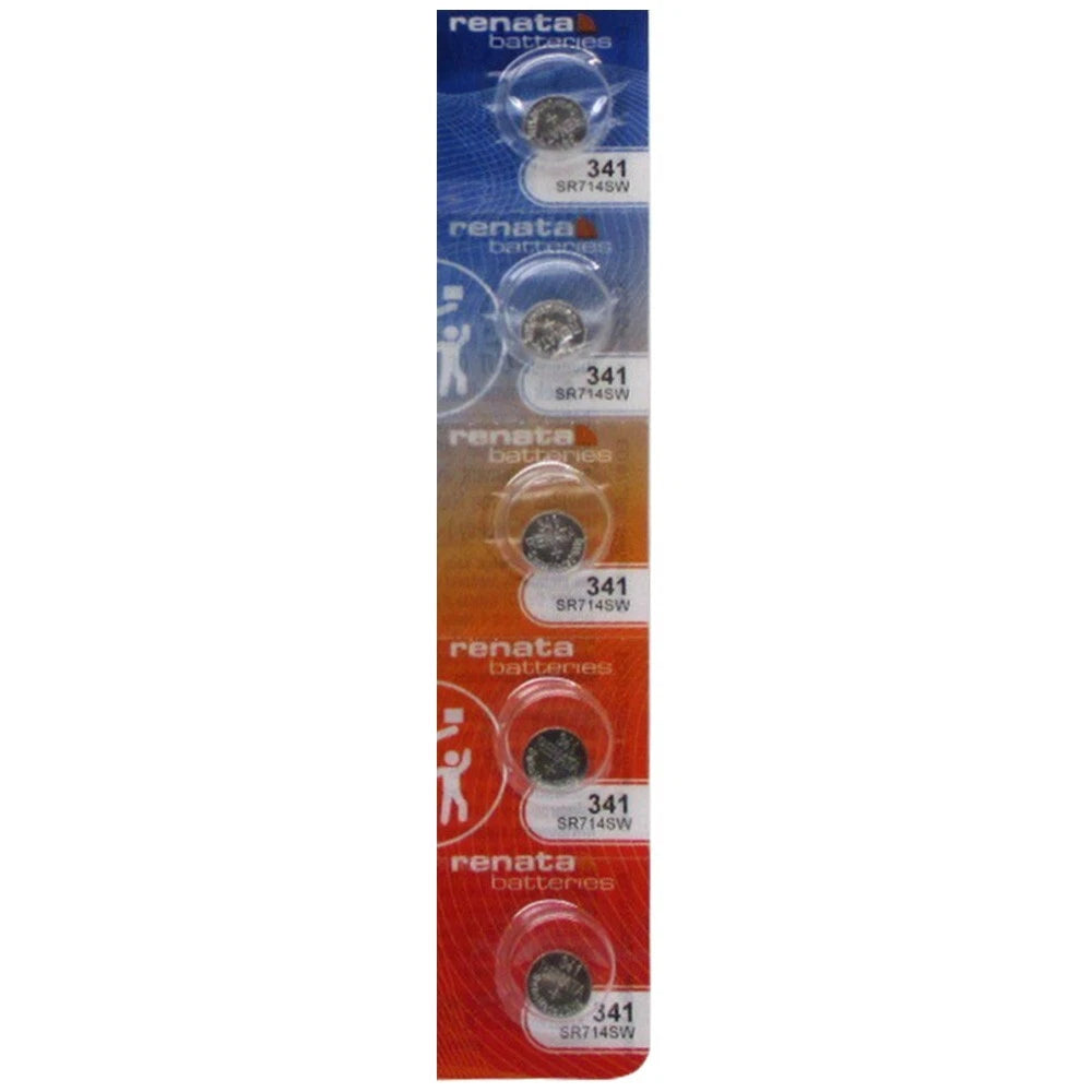 5 Renata 341 Watch Batteries SR714SW