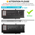Laptop Battery 45Wh for DELL D2VF9 inspiron 15 7547 7548 V5459 0PXR51