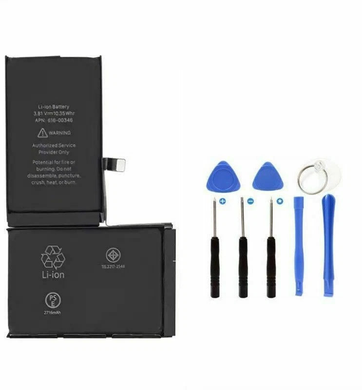 LIPTO Battery For iPhone X 2716mAh NEW Adhesive Tape Replacement SAMEDAY SHIP