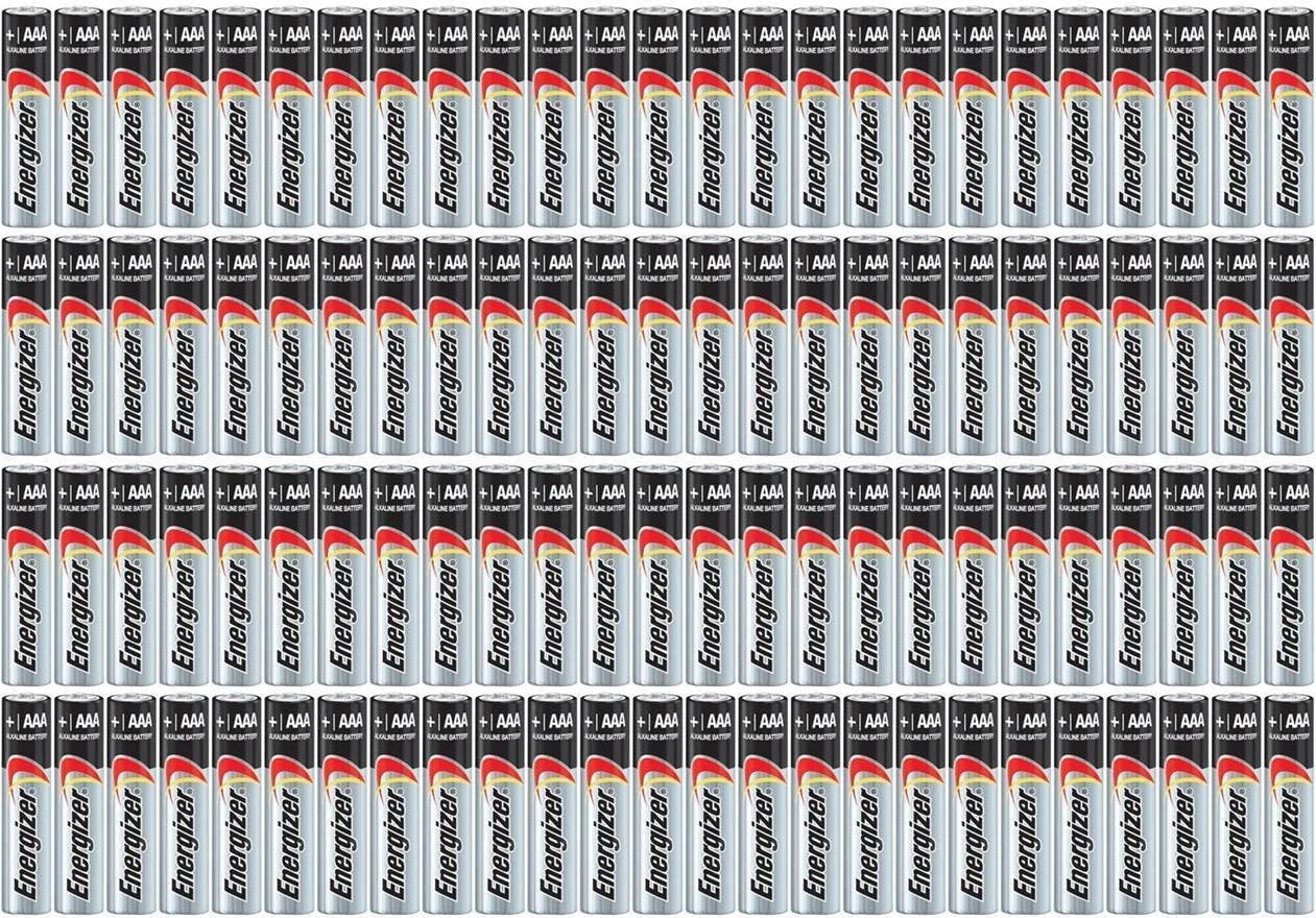 100 Energizer AAA Max Alkaline E92 Batteries Exp 2032