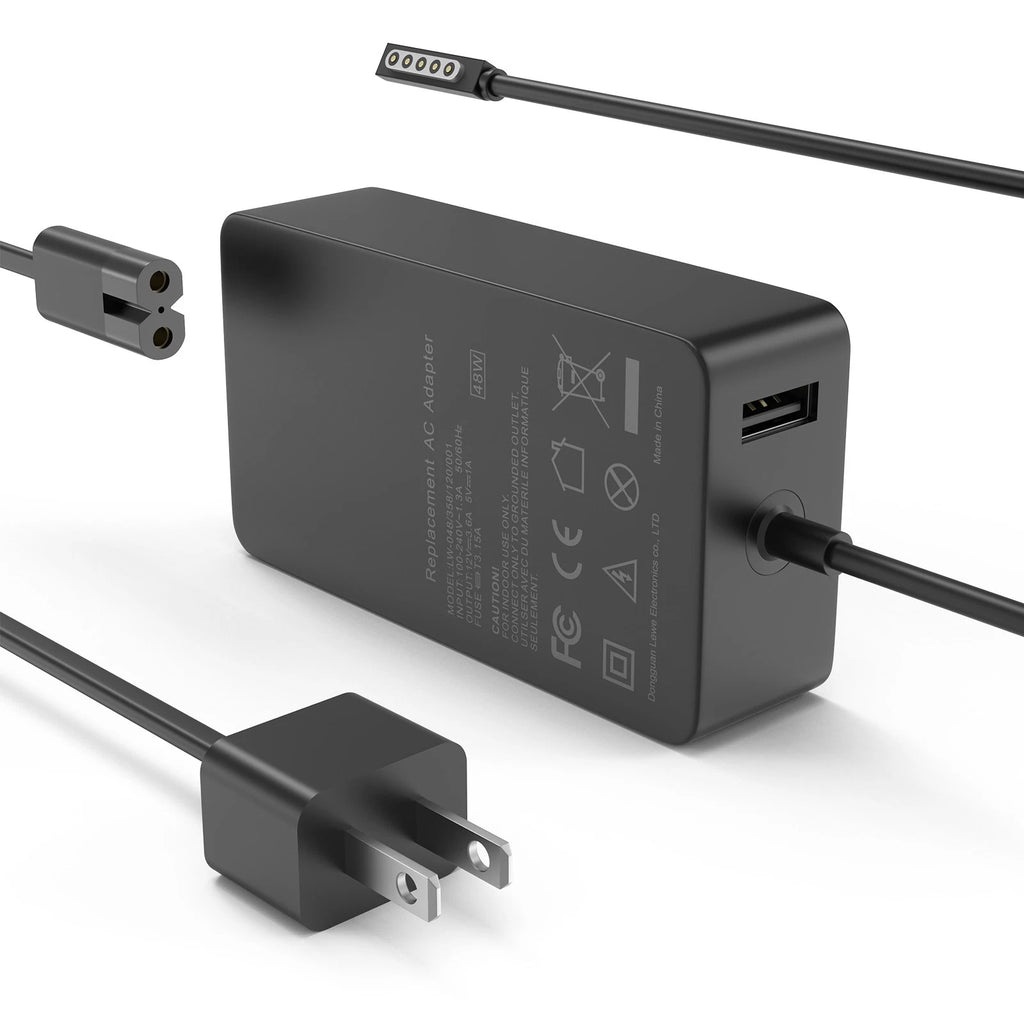 48W 12V 3.58A AC Adapter Charger For Microsoft Surface Pro 1 2 & RT Model 1536