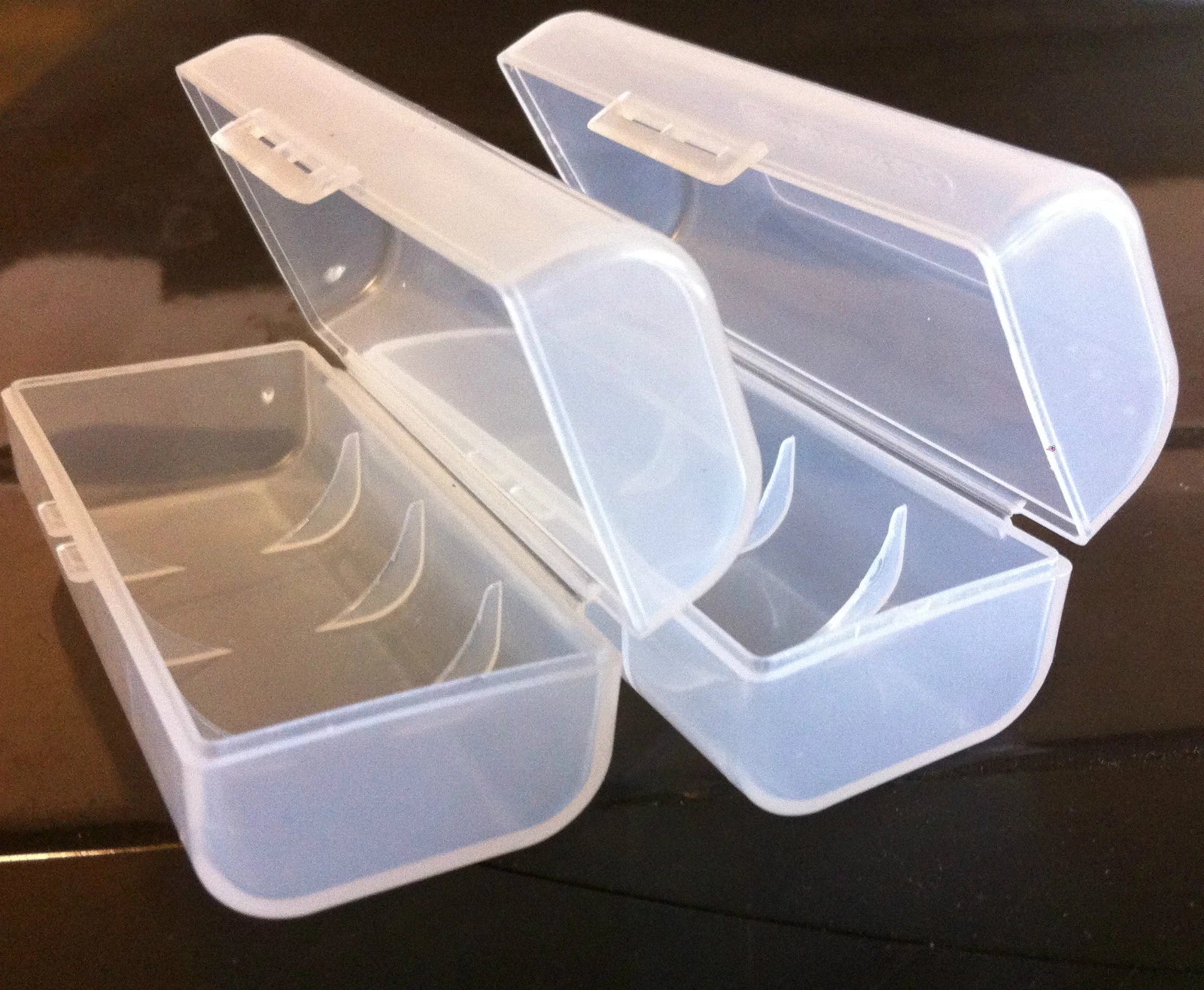 Brand New "2" Plastic Storage Case Holder Boxes for 26650 Battery