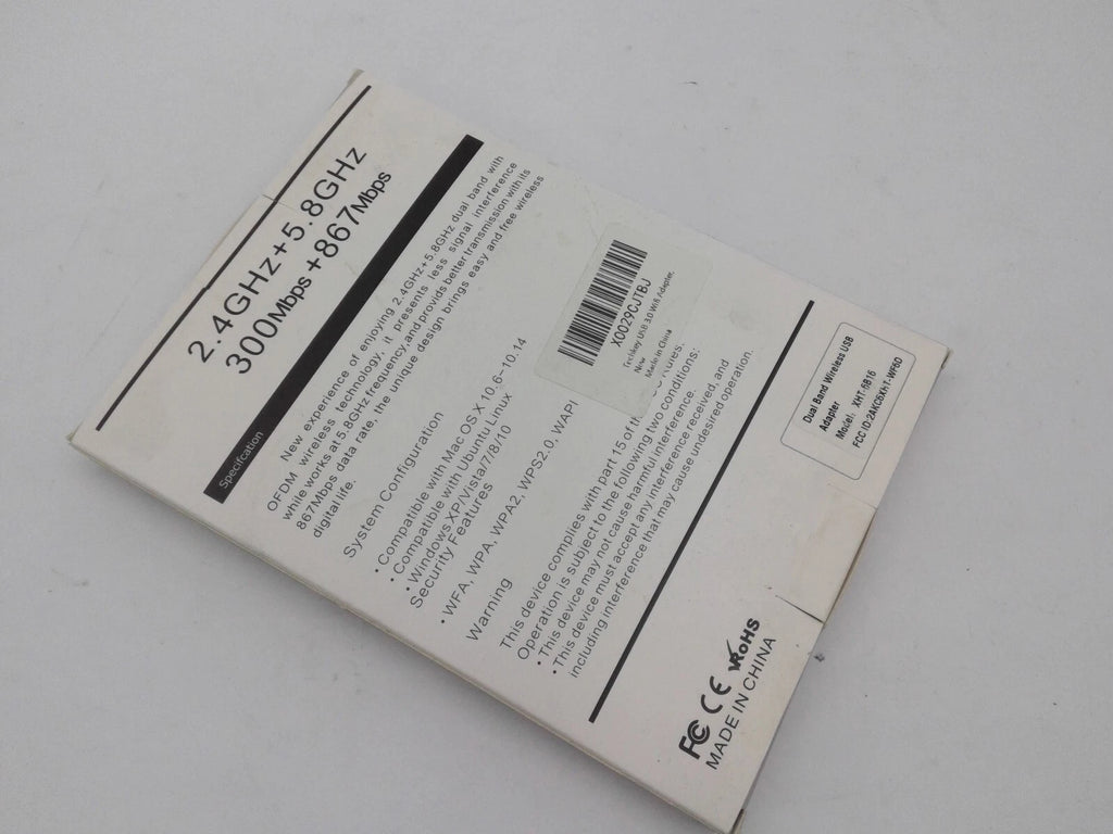 TECHKEY WI-FI 11AC USB Adapter AC1200 High Dual Antennas XHT-6B16