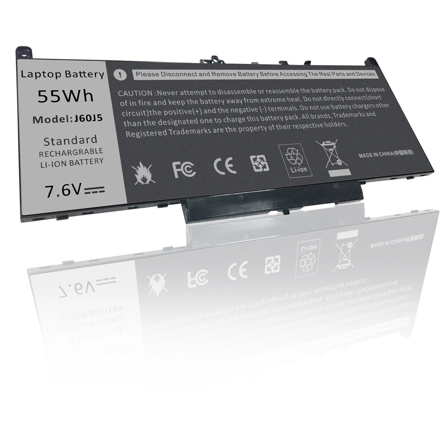 ?J60J5/7CJRC Battery For Dell Latitude E7270 E7470 7470 7270 MC34Y 242WD 21X15