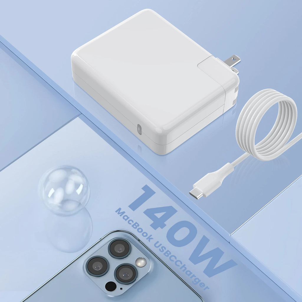 140W USB C Charger Adapter For MacBook Pro 16 15 14 13 2023-2021 MacBook Air 13"
