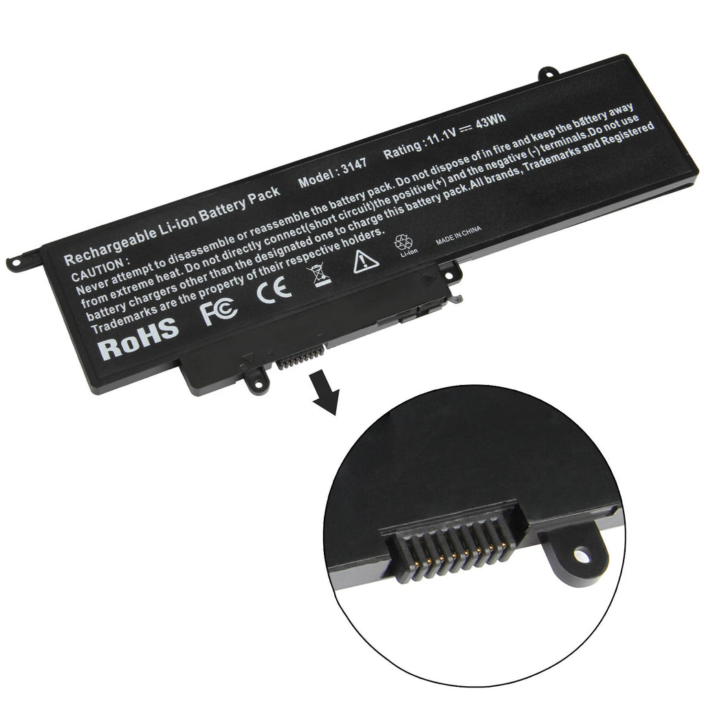 GK5KY Battery for Dell Inspiron 11 3147 3148 3152 13 7353 7352 7347 7348 7359