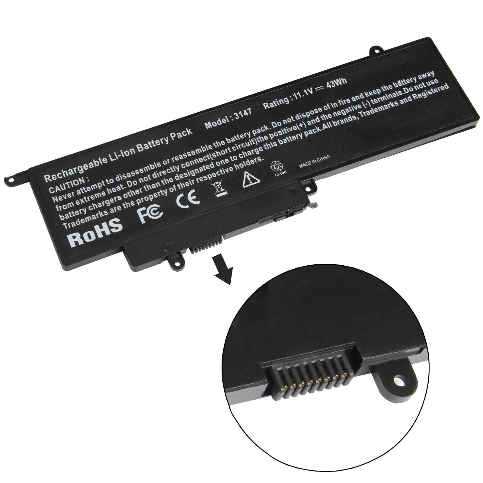 GK5KY Battery for Dell Inspiron 11 3147 3148 3152 13 7353 7352 7347 7348 7359