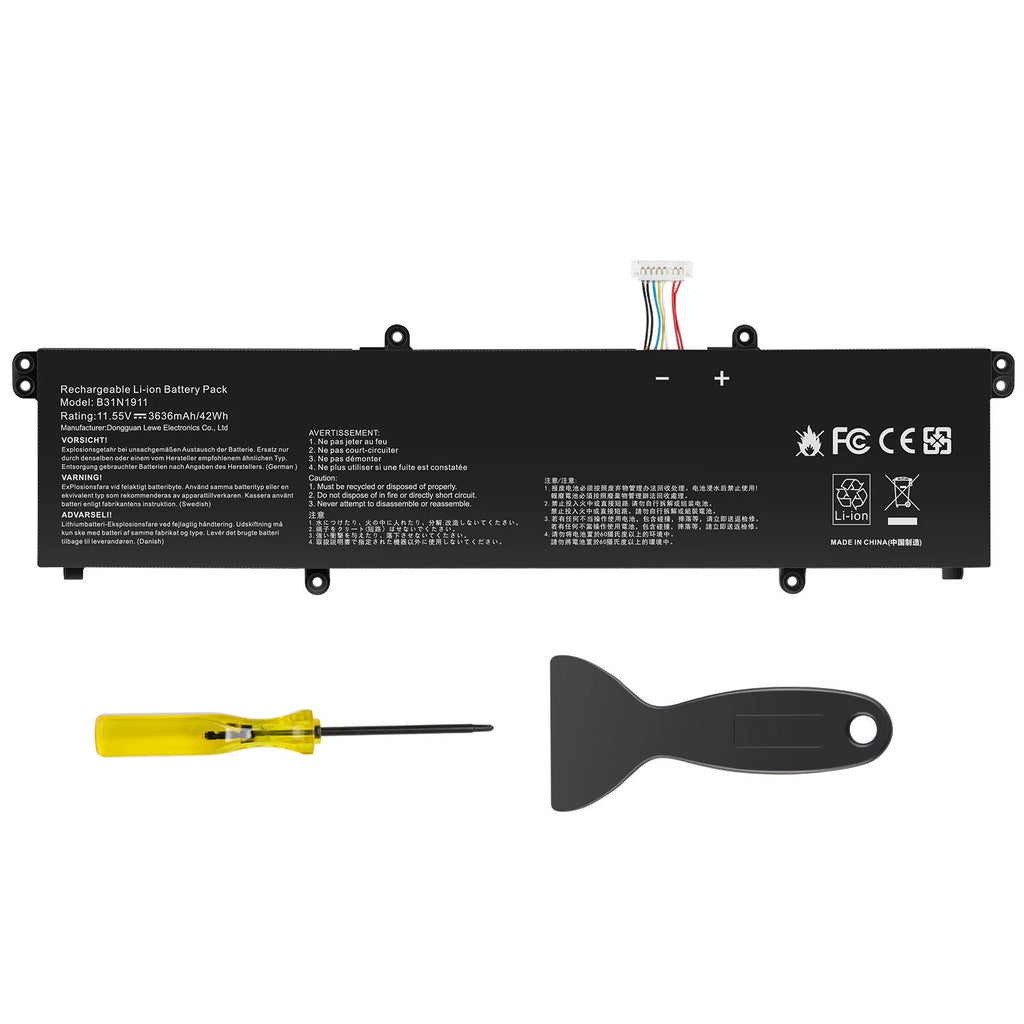 B31N1911 C31N1911 Battery For ASUS VivoBook Flip 14 TM420IA TP470EA F413 K413 US