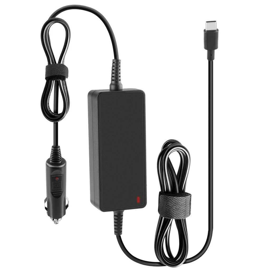 90W In-Car Cigarette USB-C Type C Laptop Adapter Charger for Dell XPS 9360 9370