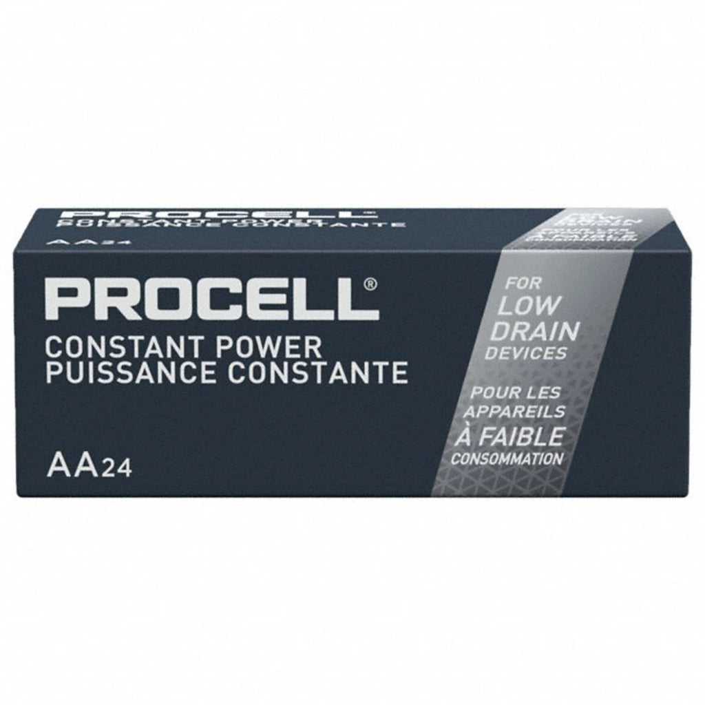 24pc Duracell PROCELL Constant Power PC1500 1.5V AA Everyday Alkaline Batteries