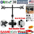 ?Adjustable Dual Monitor Stand for 10" to 32" Screens,Free Standing Mount Stand