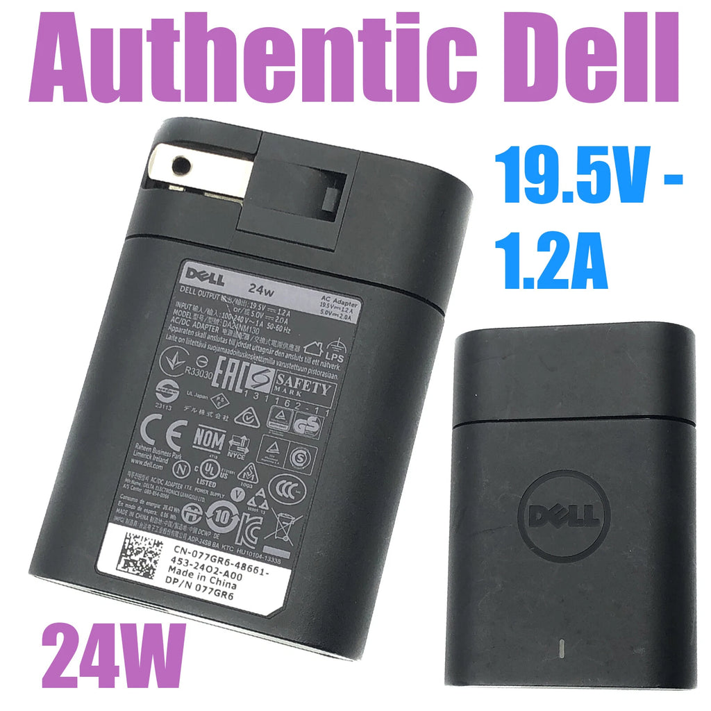 NEW Original DA24NM130 KTCCJ AC Adapter O77GR6 For Dell Venue 11 Pro 11i 8 7