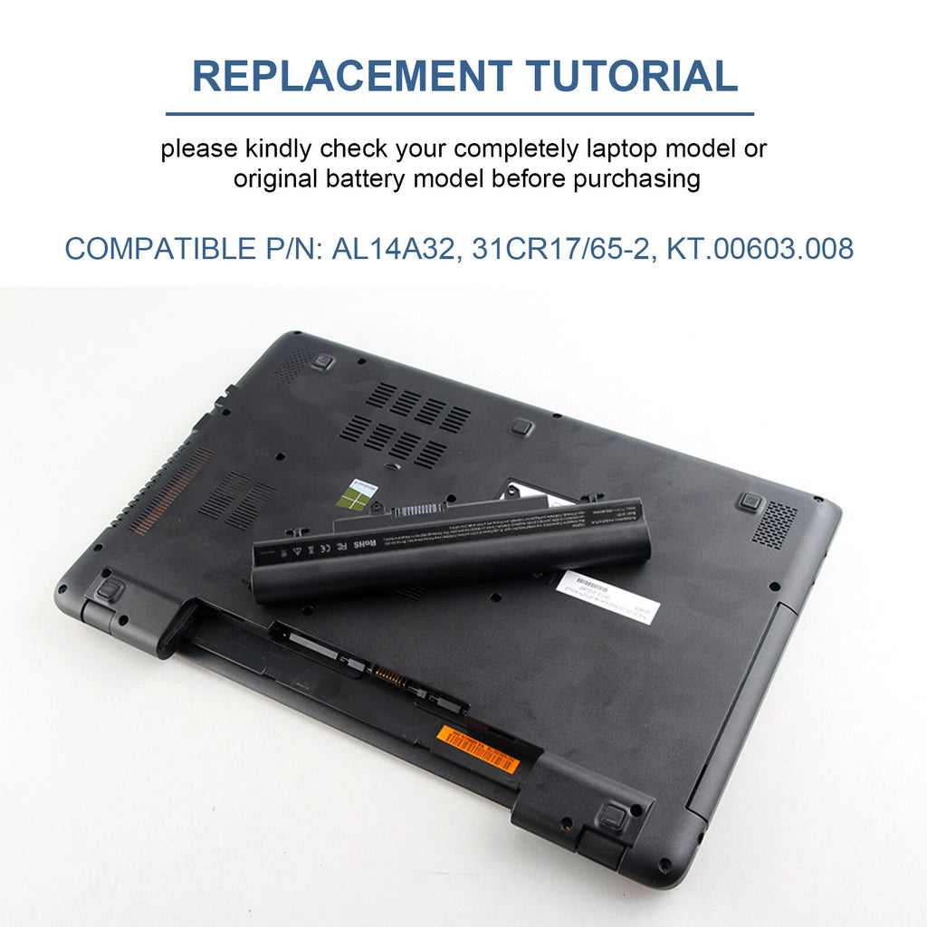 AL14A32 Battery for Acer Aspire E5-411 E5-421 E5-471 E5-521 E5-571 V3-571G NEW