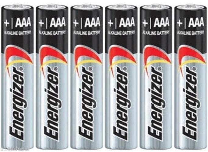 6 Energizer AAA Max Alkaline Batteries + Powerseal Alkaline Batteries