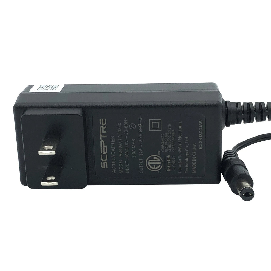 NEW Original Sceptre 12V 2.5A AC Power Adapter AD40AUH120250 Charger