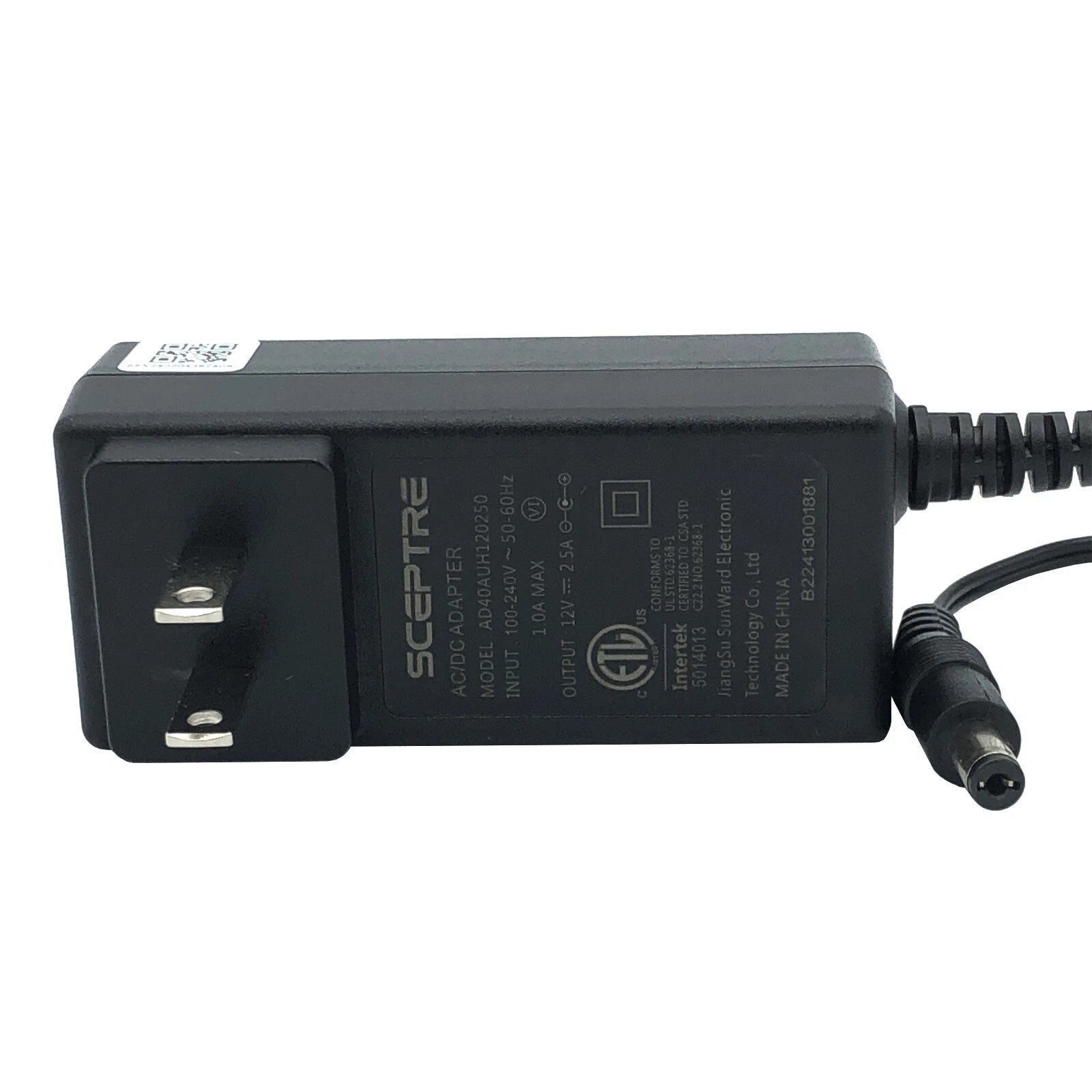 NEW Original Sceptre 12V 2.5A AC Power Adapter AD40AUH120250 Charger
