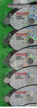 MAXELL LR41 AG3 192 Button Cell Batteries X 10