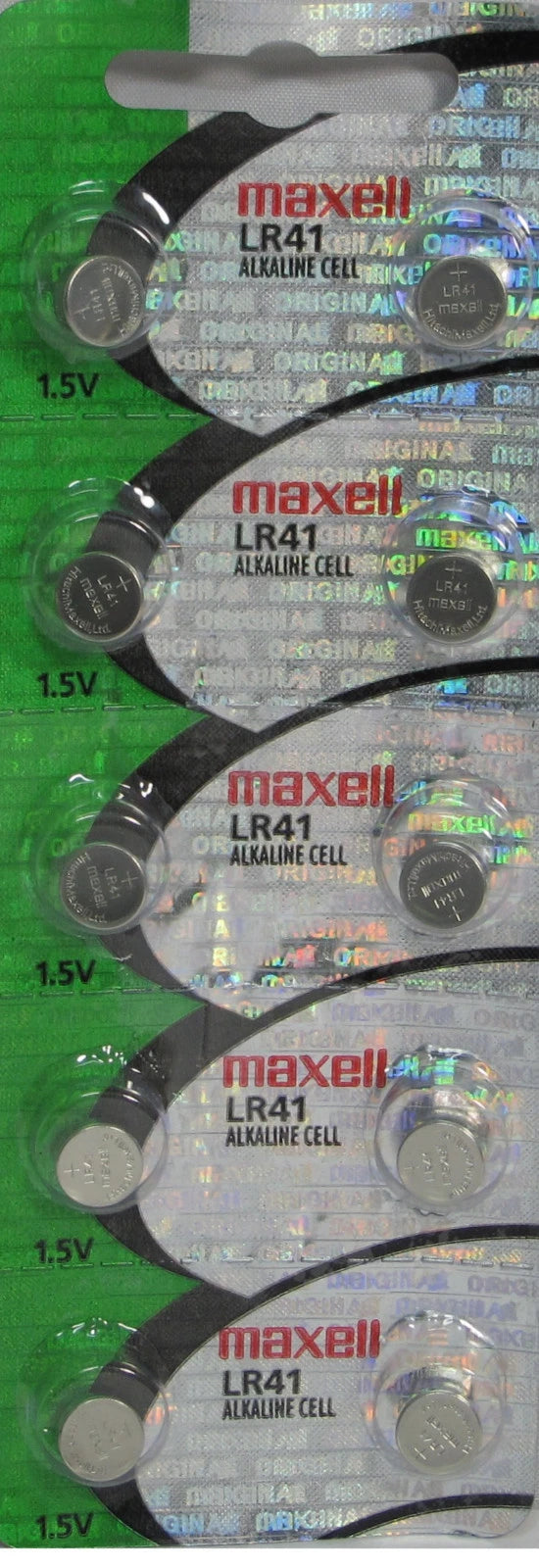 MAXELL LR41 AG3 192 Button Cell Batteries X 10