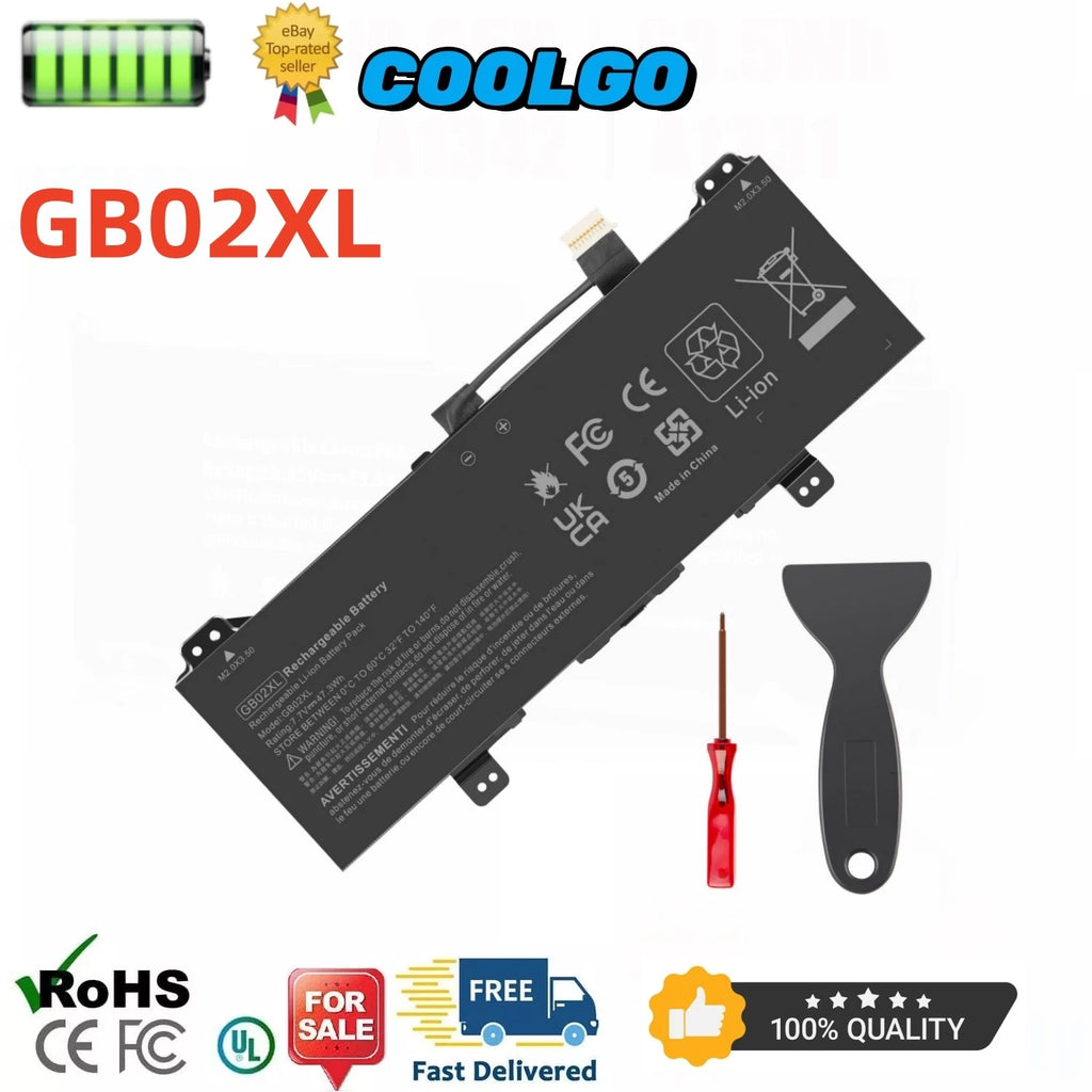 GB02XL Battery for HP Chromebook X360 11 G2 EE HSTNN-IB8W L42550-2C1 L42583-005