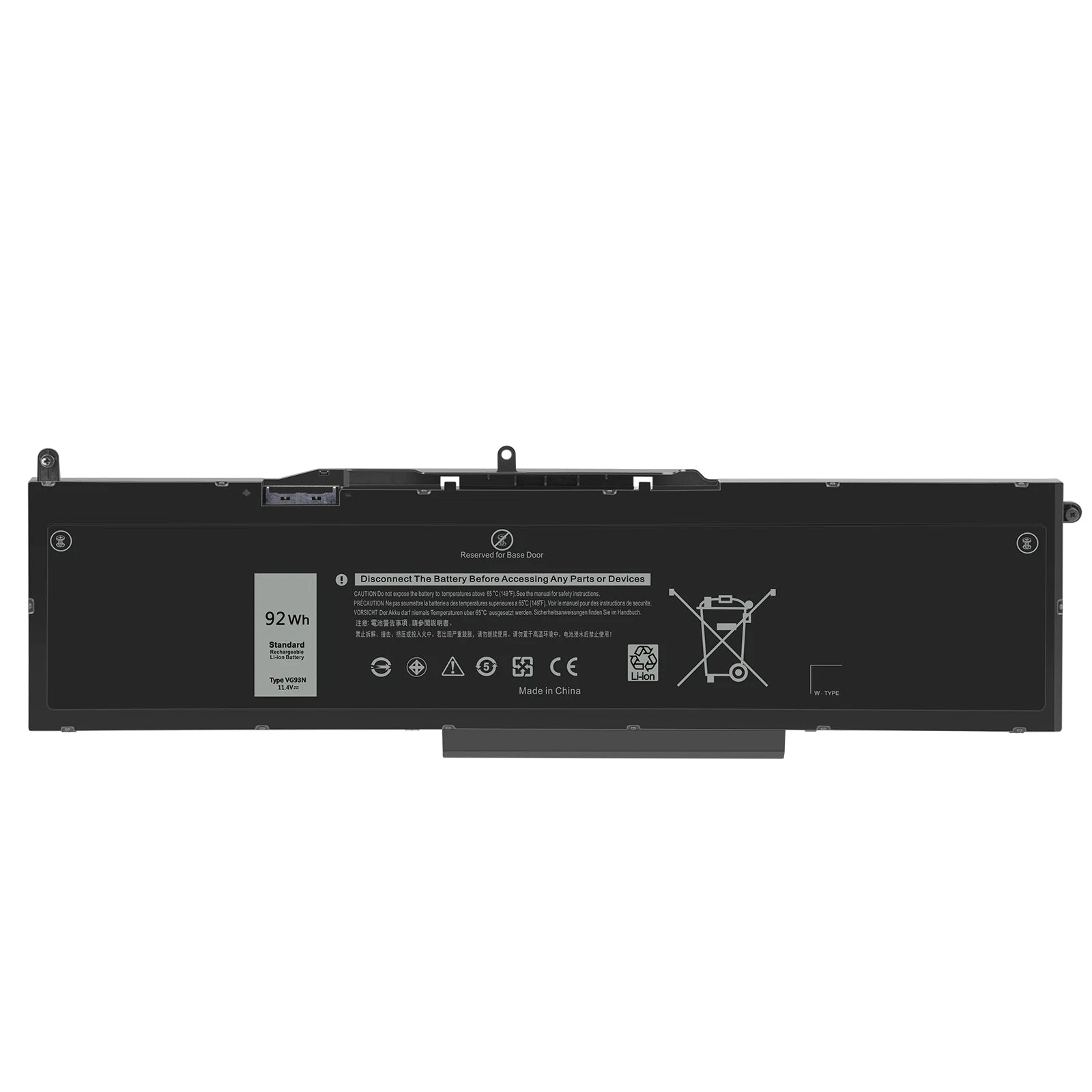92WH VG93N Battery For Dell Precision 15 3520 3530 Latitude 15 5580 5590 5591